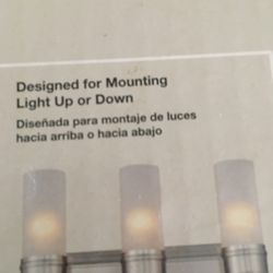 Modern Bathroom , Brushed Nickel, Vanity 3 Lights Fixture.