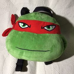 Backpack Teenagers Mutant Ninja Turtles Raphael Plush 