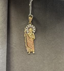 14k St Judas  Tri-color