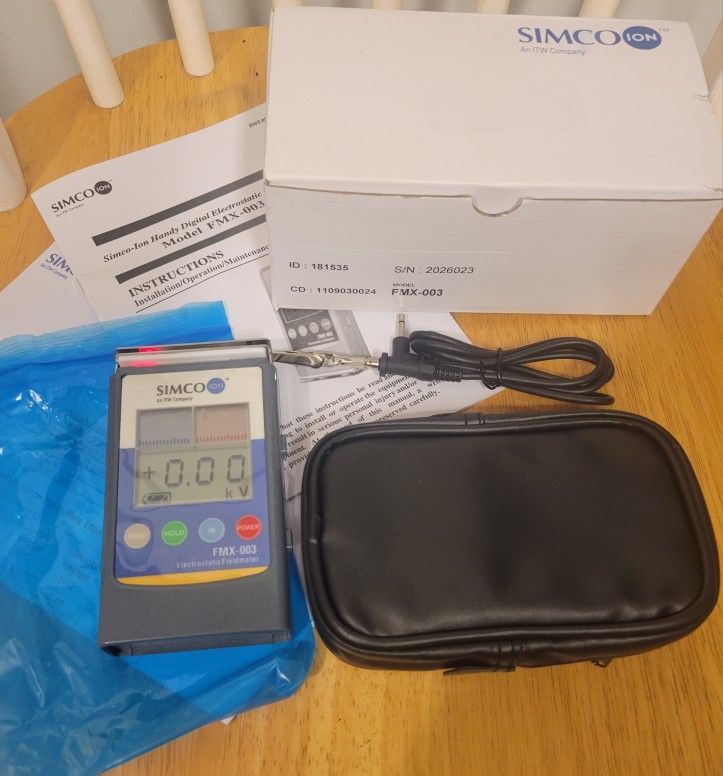 Simco FMX-003 Electrostatic Fieldmeter / NEW