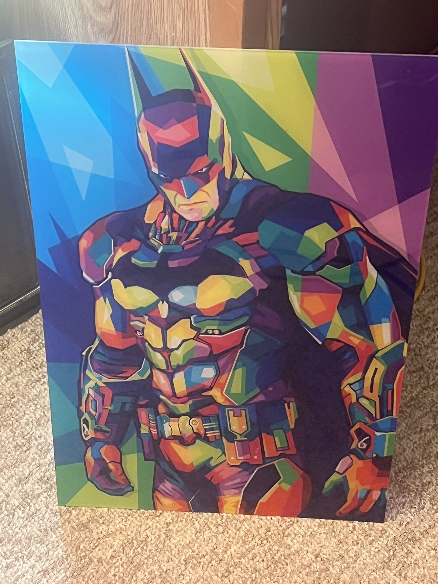 A Colorful Batman Vinyl Poster