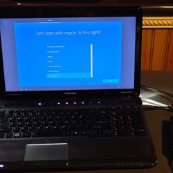 Toshiba Satellite Laptop  A665-S5170  Windows 10 As Is  