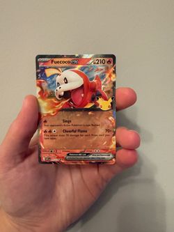 Pokémon TCG Fuecoco EX Card 015/128 Holo