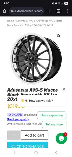 AVS-5 Wheels 22x10  5x120