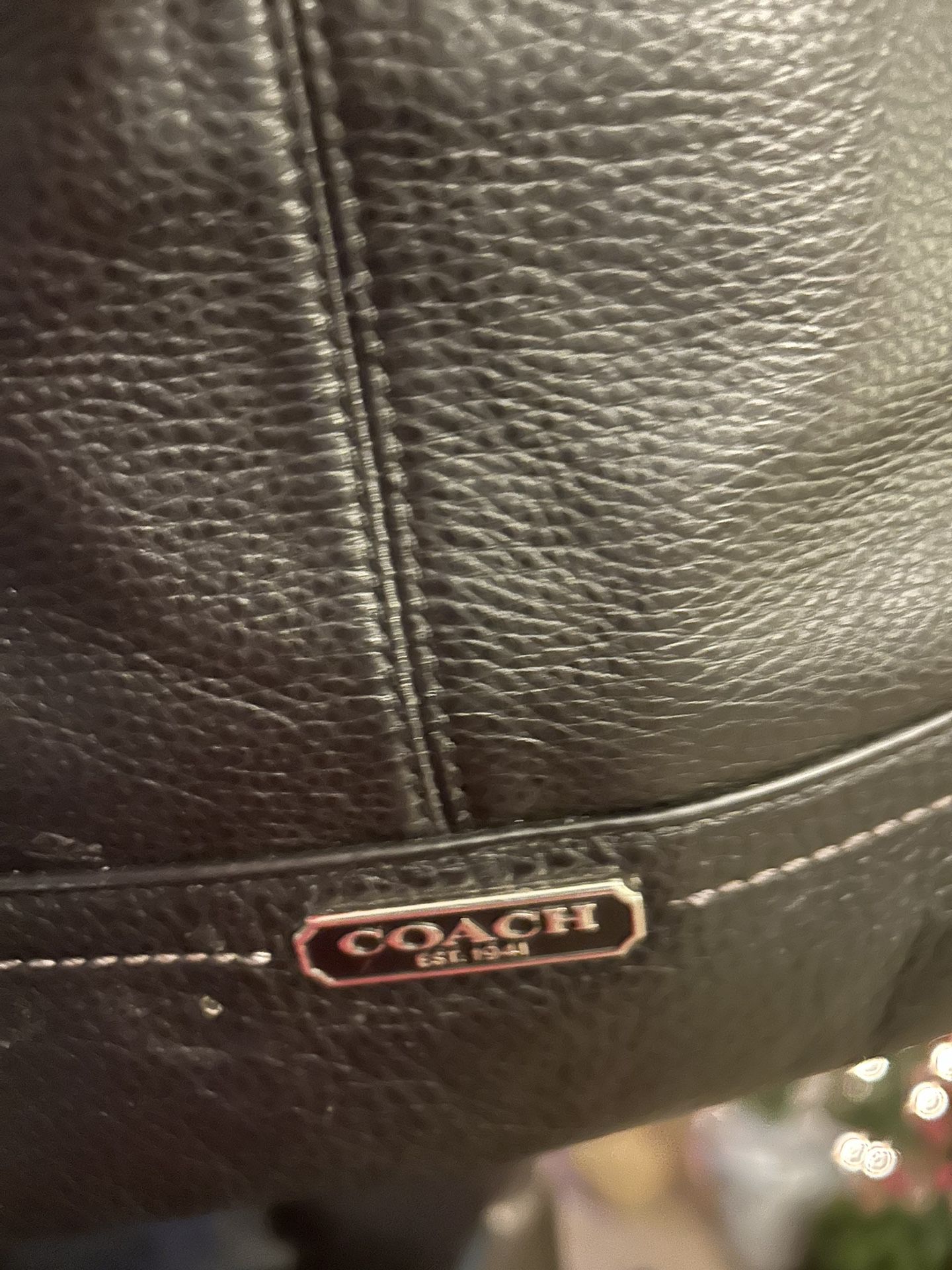 Large Coach Bag With Side Pockets