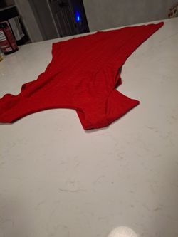 Red Short Sleeve Dress