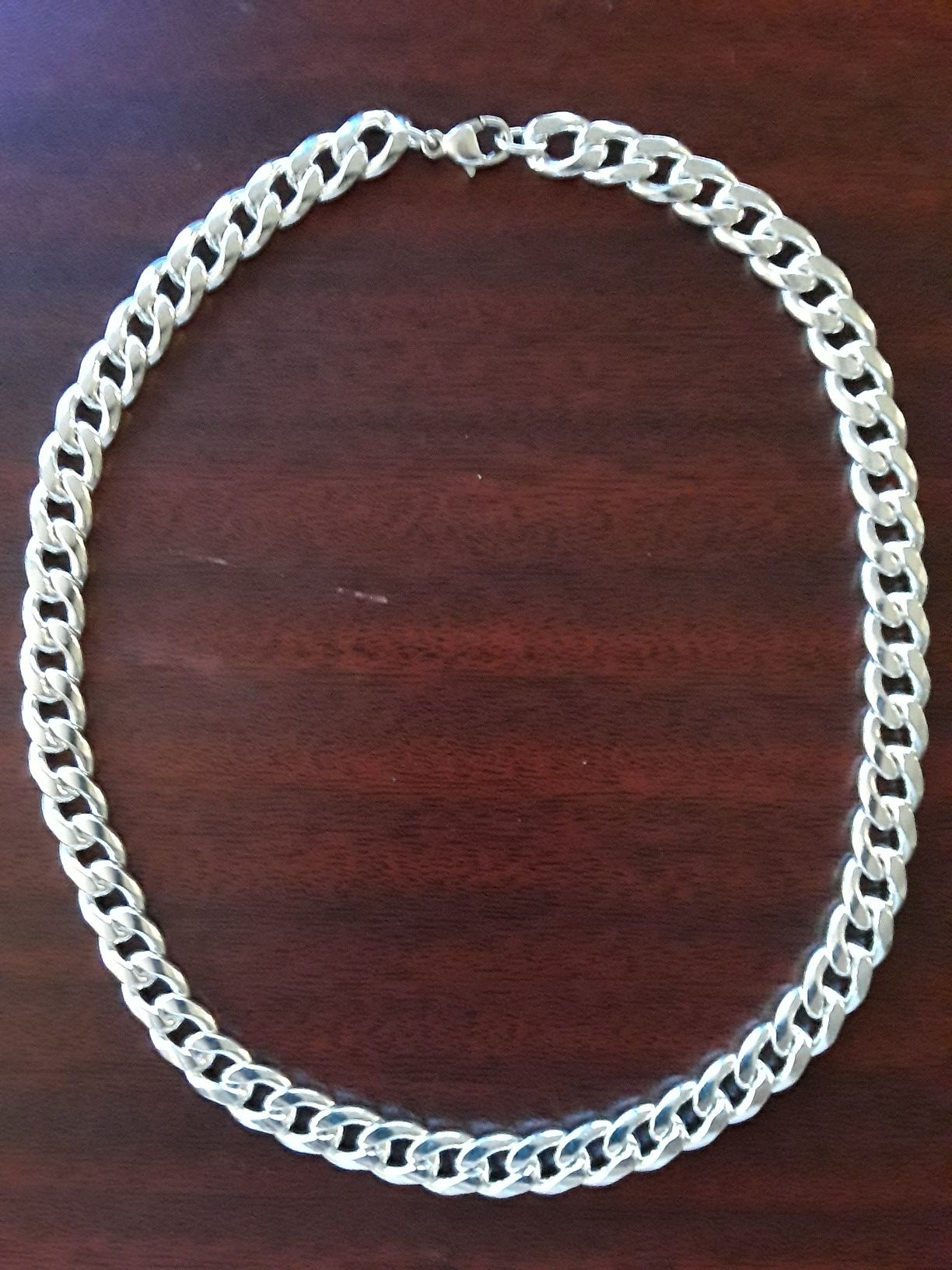 Sterling silver curb chain 18 inch brand new