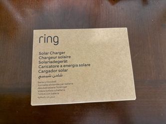 Ring Solar Charger