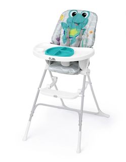 Baby Einstein Ocean Explorers Snack & Splash Compact Folding High Chair, Ages 6 Months and Up, Unise