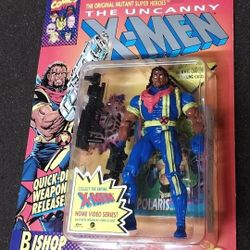 X-Men Action Figure Marvel Vintage 1993 Bishop The Uncanny Trading Card New