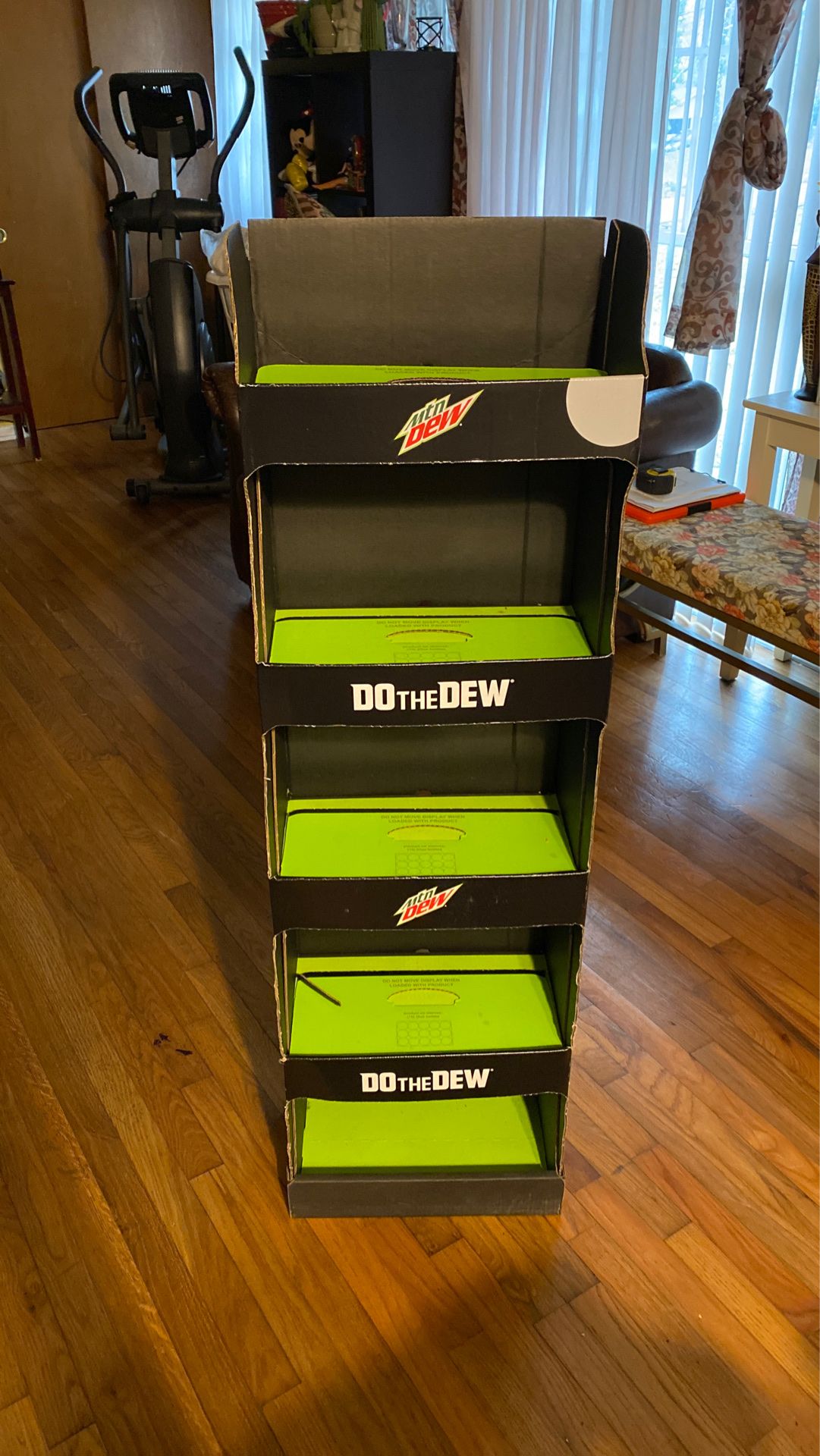 Mountain Dew cardboard display