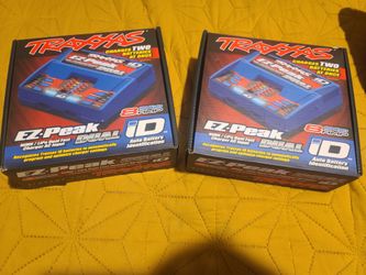 $65each retails 140 new each Traxxas EZ-Peak Dual ID Battery Charger (x2)