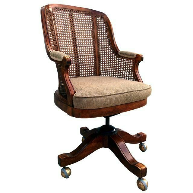 Faultless Doerner Cane Back Desk Chair