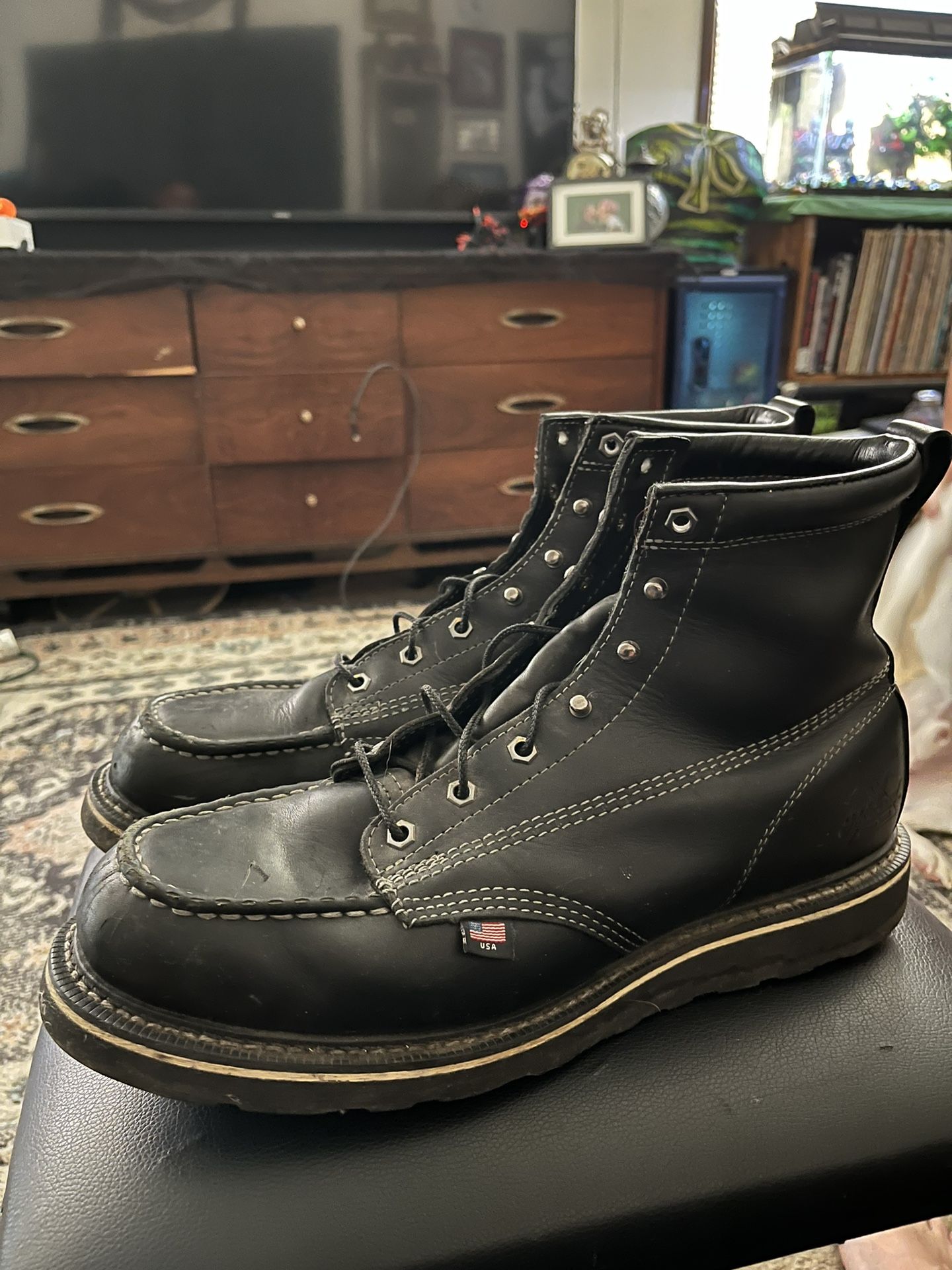 Thoroughgood work boots (lace up) lightly used 804-4378 Men main image 2