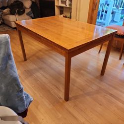 Beautiful Solid Wood Table W/ Leaf & Buffet Table