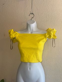 2 yellow blouses bundle size M