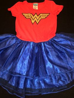Girls Dress Wonder Woman