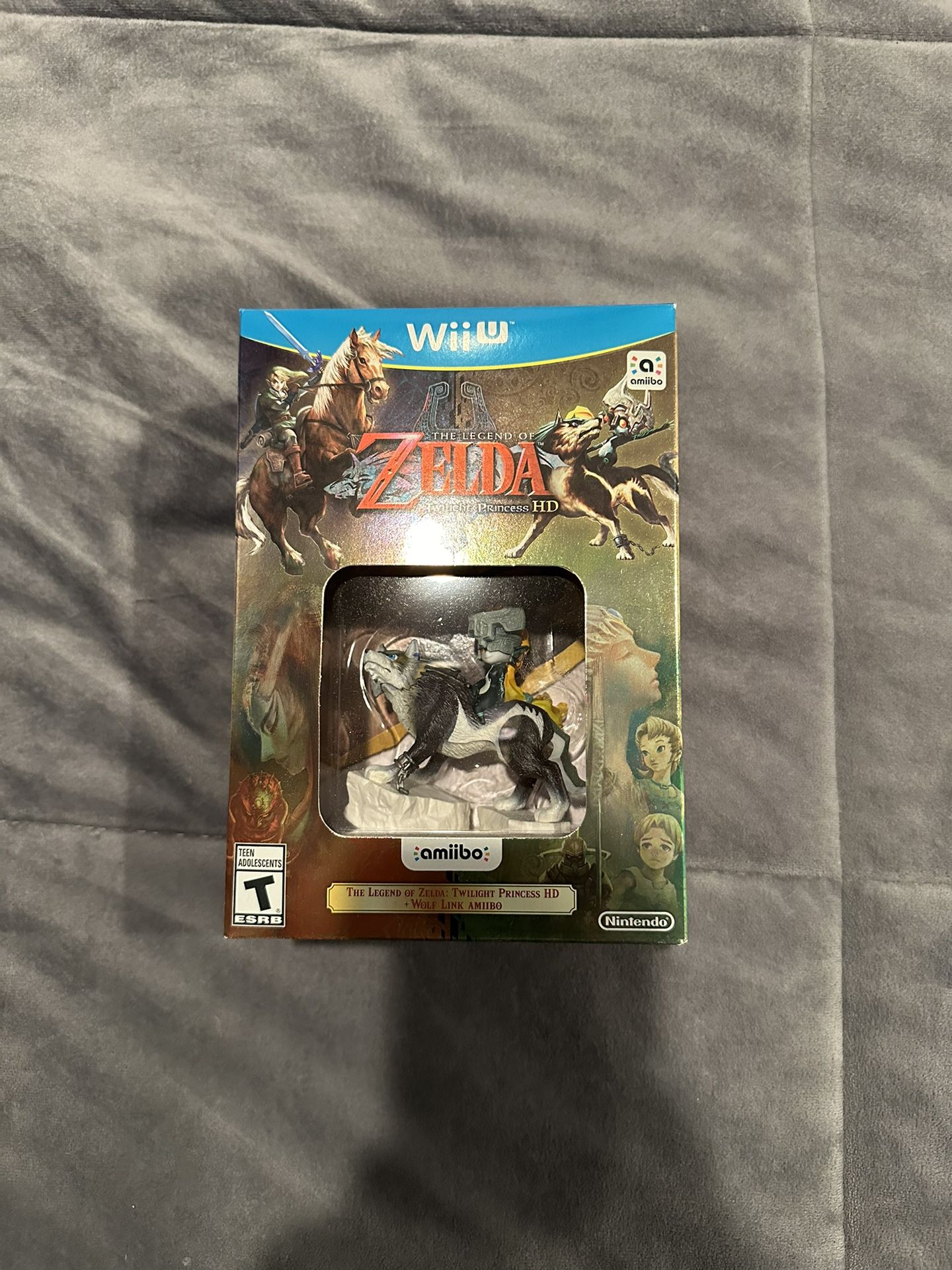 Nintendo Legend Of Zelda Twilight Princess HD Wii U Special Edition W/ Wolf Link Amiibo BRAND NEW SEALED!