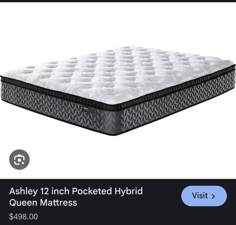 Queen Mattress And bed Frame 