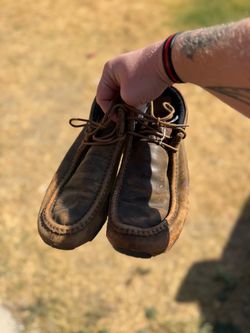 Men’s Brown Leather Driving Moc Work Shoes – Twisted X Style