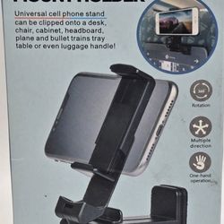 BRAND NEW IN BOX Universal Cell Phone Mount Holder NEW 360° Rotation • Desk Chair Headboard Features: 1.360-Degree Rotation - Being a multi-angle phon