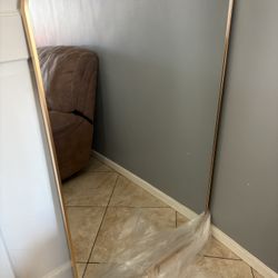 30”x48” Large Gold Rectangular Mirror