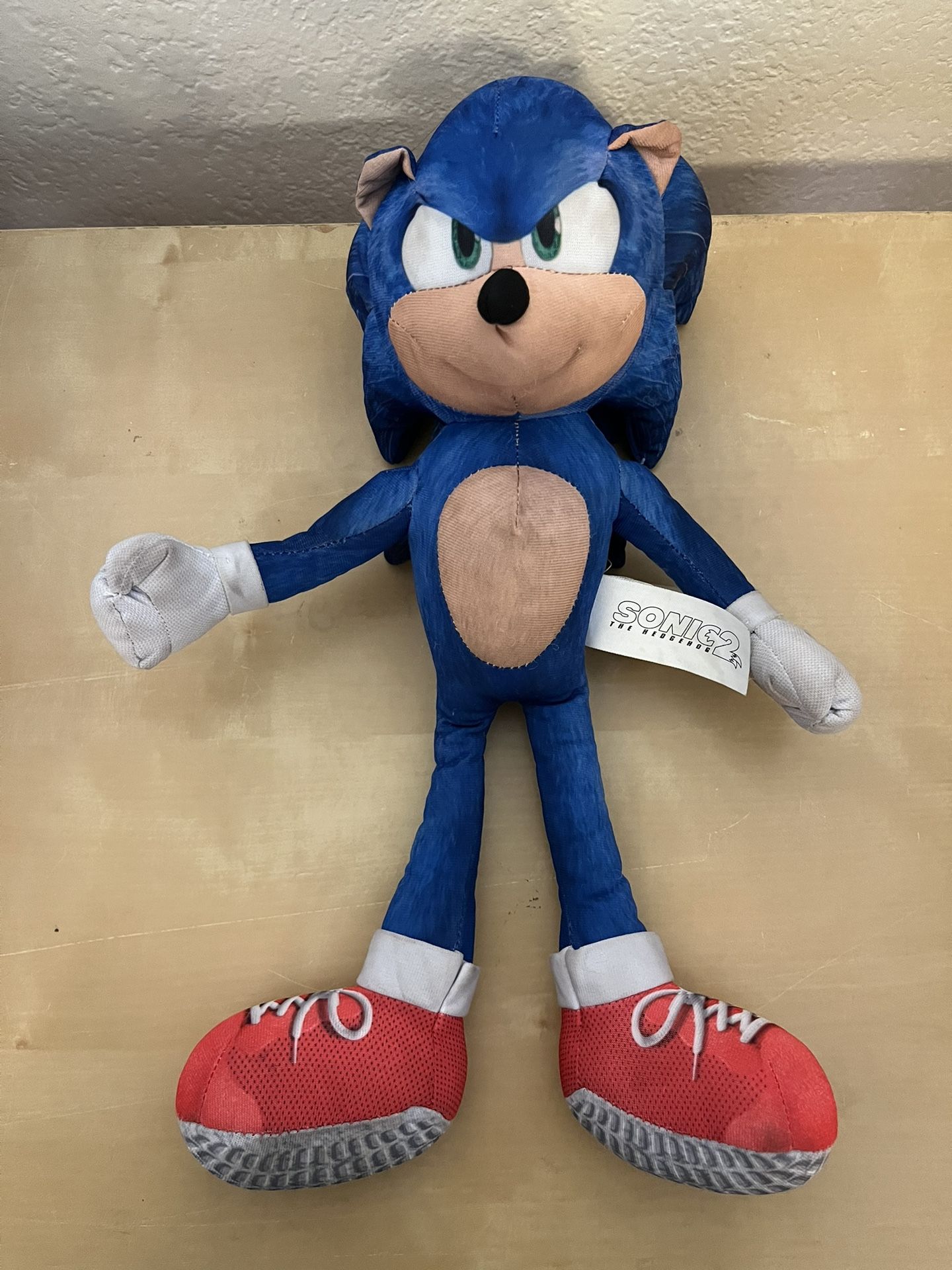 Talking Sonic The Hedgehog Plush Stuffed Animal