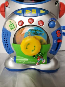 Leap frog learning screen karaoke Boom box no microphone. Measures
