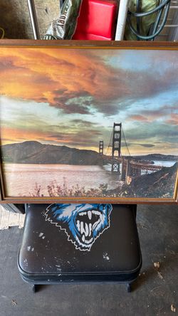 Framed Golden Gate Bridge Photo Print
