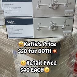 ✨New✨3-Light Vanity Fixtures ✨