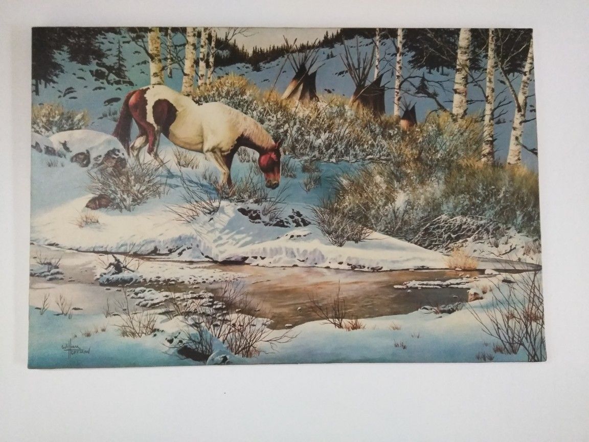 William Hoffman oil painting