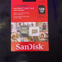Imagemate 128GB Card With Adapter 