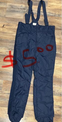 Navy Blue Insulated Snow Bib Pants