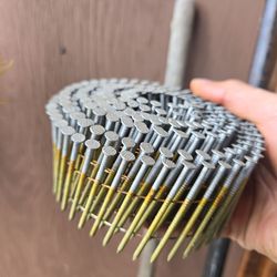 Rolls of nails for nail gun