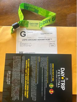 Day Trip 2-day Wristband