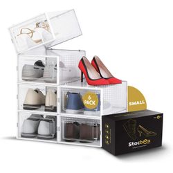Shoe Organizer | Stackable Easy to Assemble (X002EGZOHD)