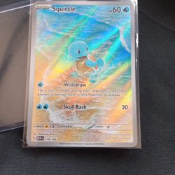 Squirtle Pokemon Card