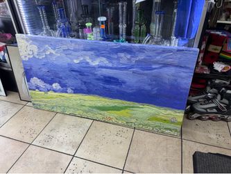 Large Van Gogh Style Impressionist Canvas Painting