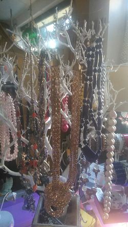 Vintage and custome jewelry.