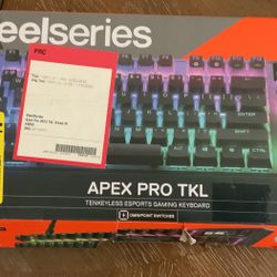 WILLING TO NEGOTIATE: Steelseries apex pro Tenkeyless 2023 Gen