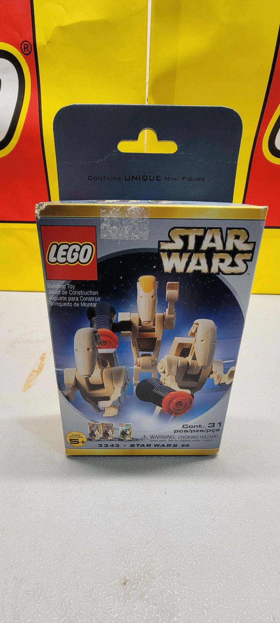 Lego Star Wars 3343 Star Wars #4 Battle Droid Minifigure