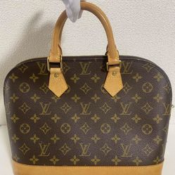 100% AUTHENTIC Louis Vuitton Monogram Alma PM