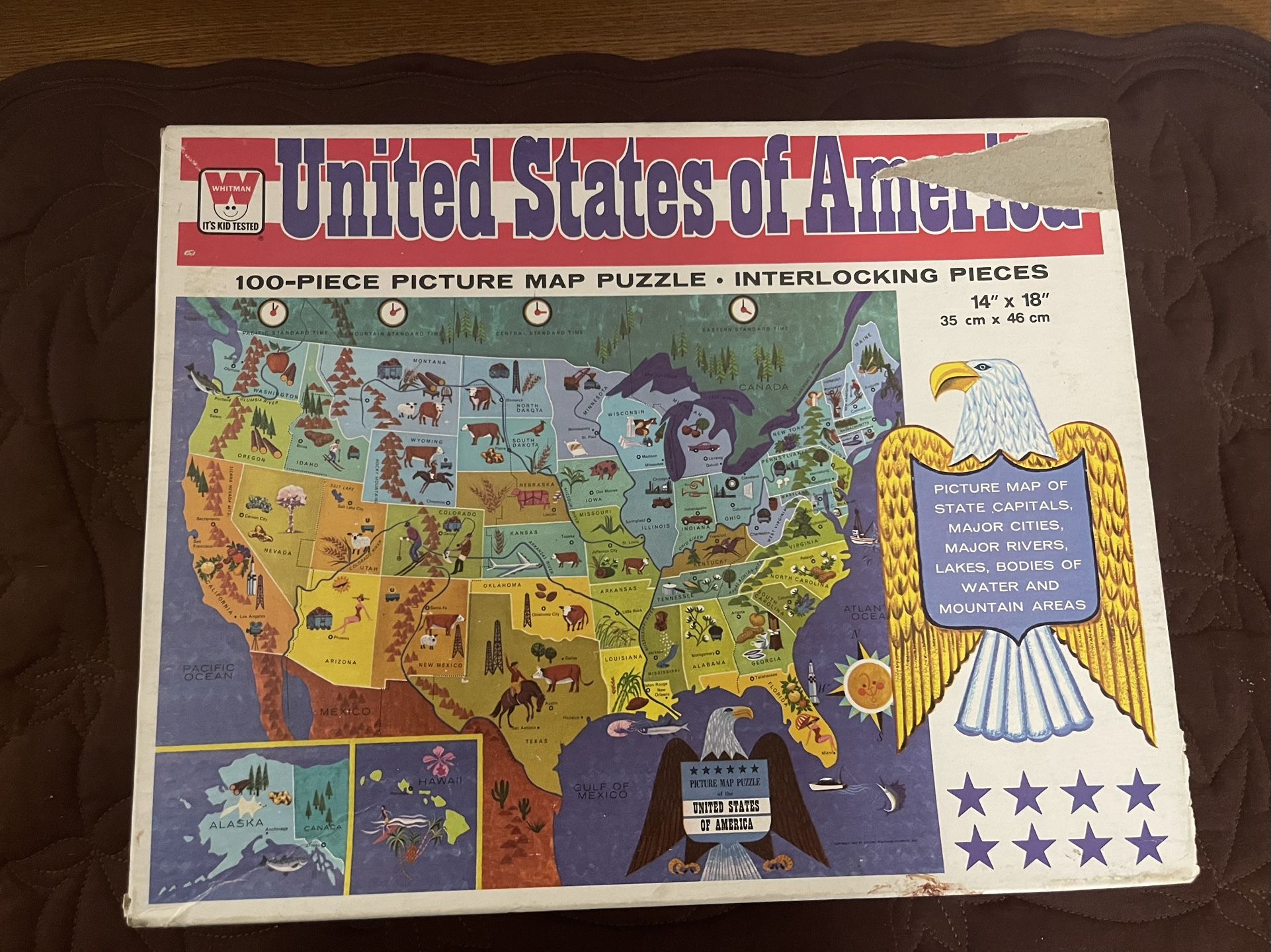 United States Of America 100 Piece Puzzle