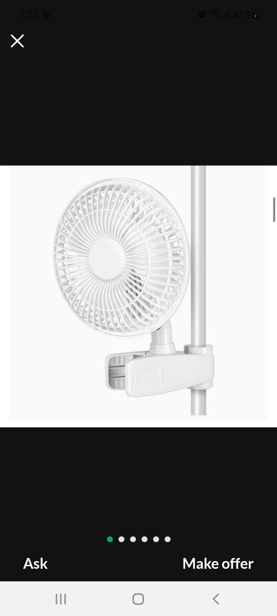Brand new HealSmart Clip Fan 6-Inch new price firm Corona92879