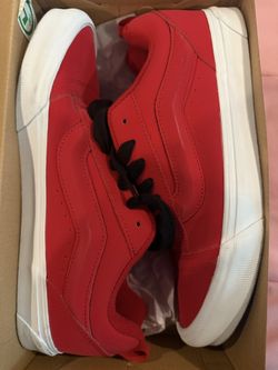 Size 12 Vans Red/Black Knu Skool