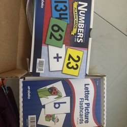 Abeka Flashcards   ABC and Number 