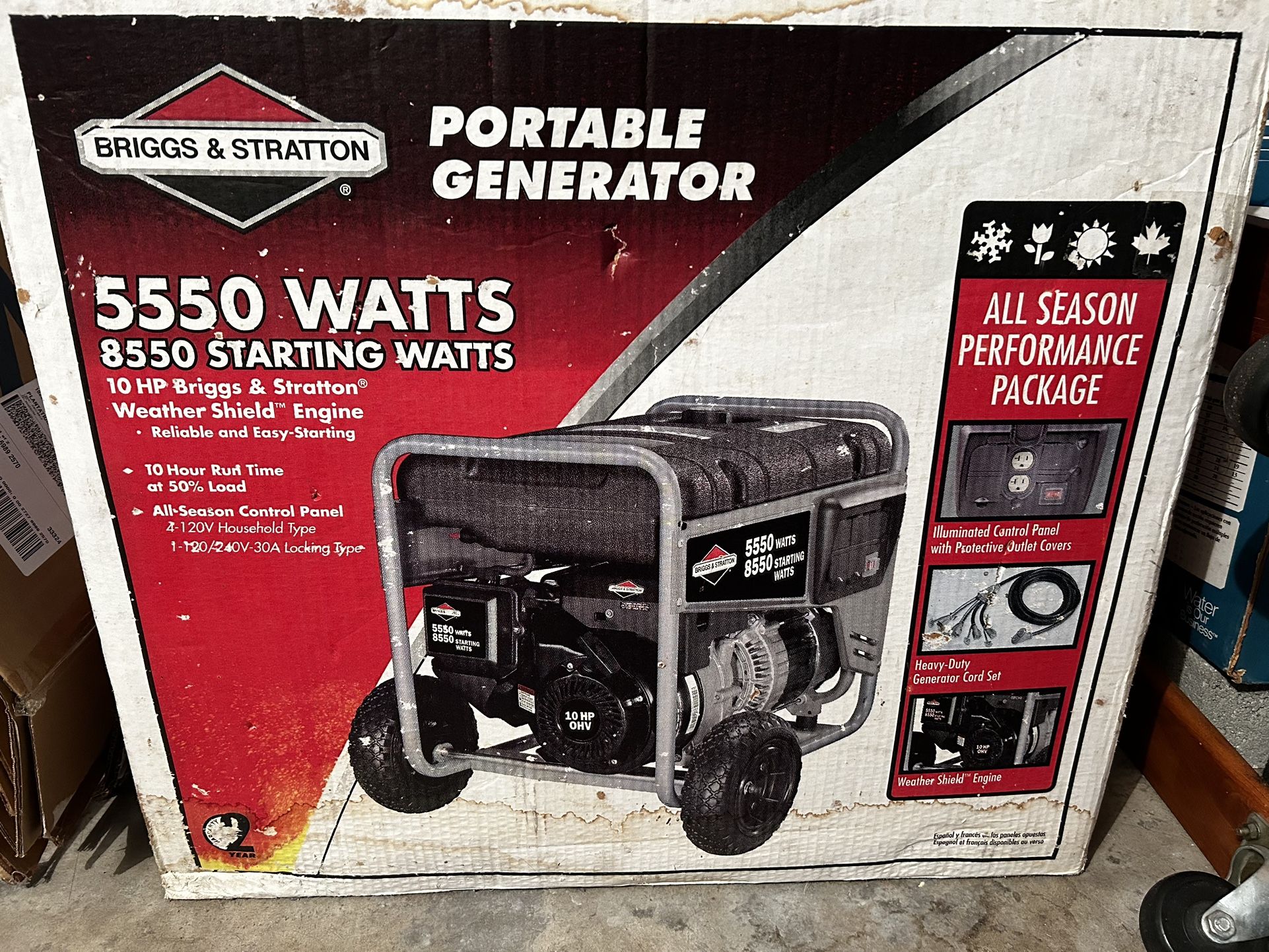 Brand New In The Box Gas Generator