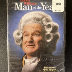 Man of the Year (DVD, 2007, Full Screen) Robin Williams New Sealed