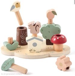 Etucdose Pop Up Toy Color Sorting Wooden Toys
