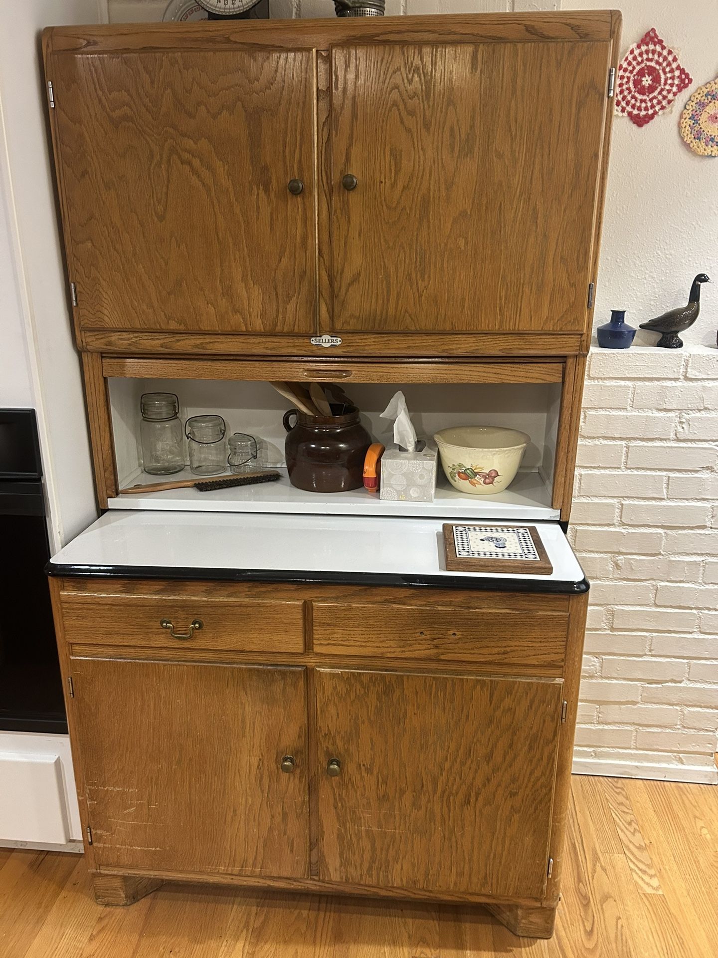 Antique Sellers Baking Cabinet